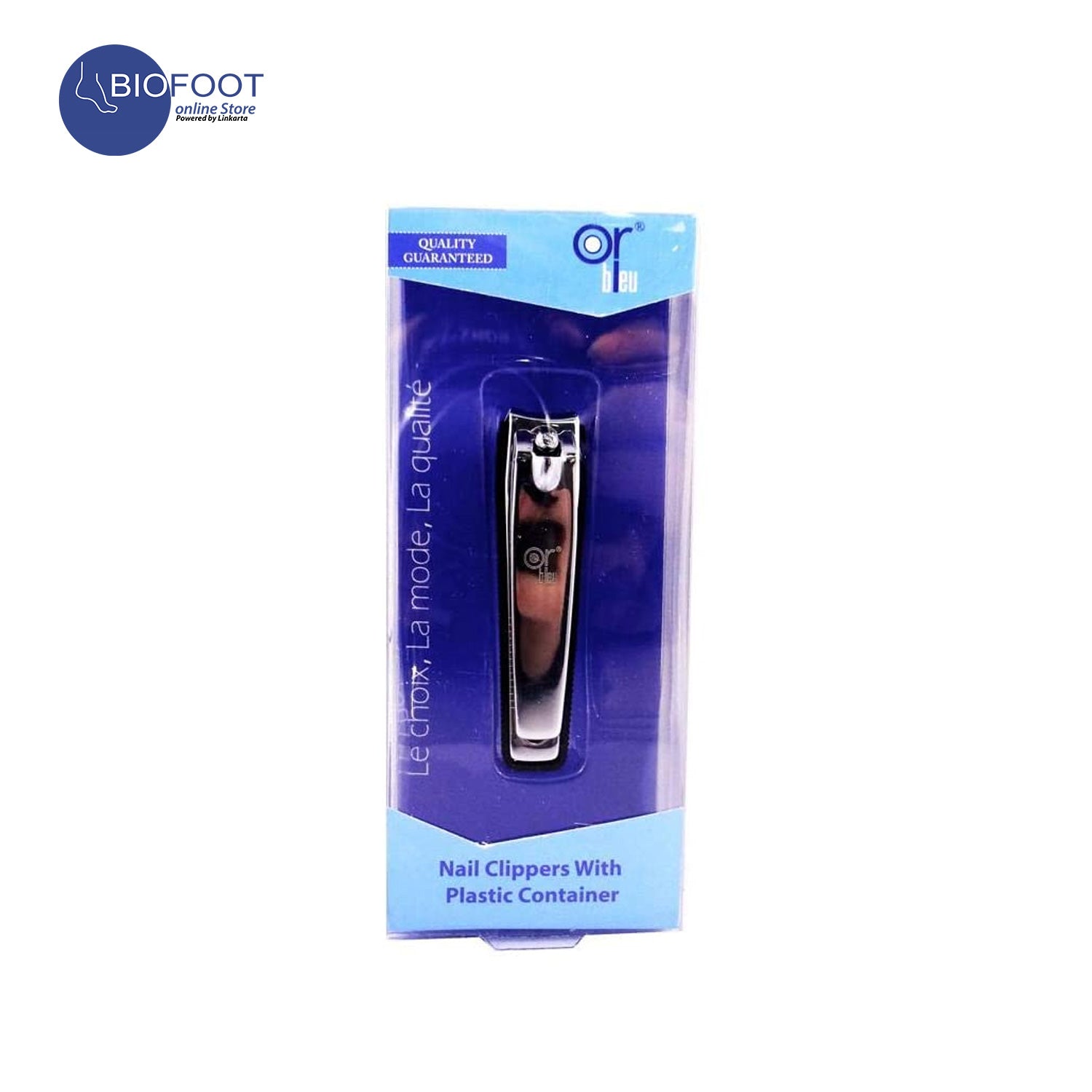 ORBLEU NAIL CLIPPER PLASTIC CONTAINER CT-419
