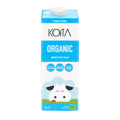 Koita Organic Long Life Whole Fat Milk - Antibiotic Free, Pesticides Free, No Added Hormones