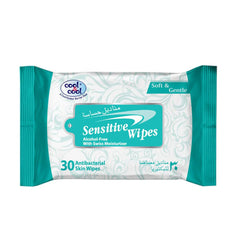 Cool & Cool Sensitive Antibacterial Wipes 30Tissues
