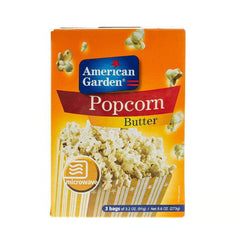 American Garden Microwavable Butter Popcorn 273g