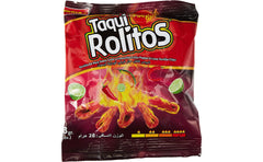Trikos Taqui Rolitos Tortilla Chips Hot Chile Pepper & Lime Flavor 28gm