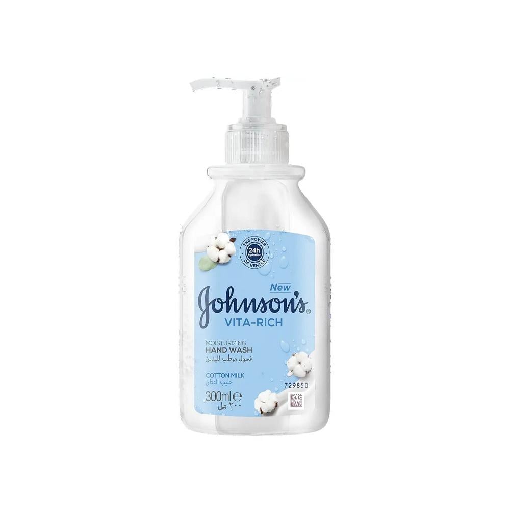 Johnson's Vita Rich Moisturizing Hand Wash Cotton Milk Scent 300ML