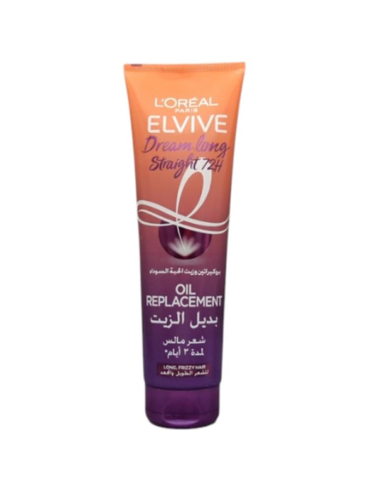 L'oreal Elvive Dream Long Straight Keratin Shampoo with Prokeratin&Black Seed Oil for Long Frizzy Hair 400ml