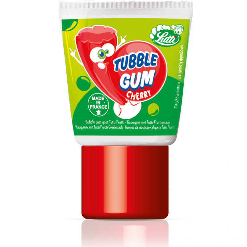 Lutti Cherry Flavored Tubble Gum 35g