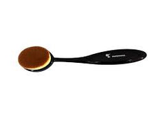 Or Bleu Curved Makeup Brush With Oval Head Ct-690