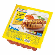 Americana Frozen Chicken Franks (10 Pieces) 340gm