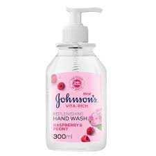 Johnsons Vita Rich Replenishing Liquid Hand Wash Raspberry & Peony Scent OTR