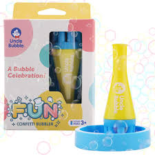 Uncle Bubble Confetti Bubbler Bubble Toy (3+ Years) 1 pack