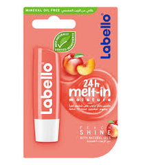Labello 24H Melt-In Peach Shine Moisturizing Lip Balm