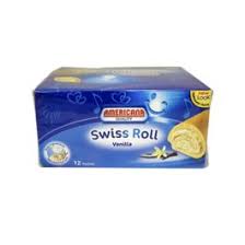 Amc Cakes 1/2 Swiss Roll Vanilla 4x12x55g