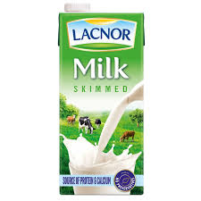 Lacnor Essentials Long Life Skimmed Milk 1l