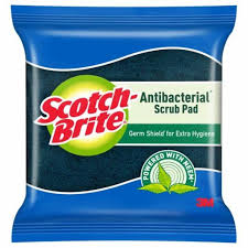 Scotj Brite Anti Bacterial 3M Scrub Sponge