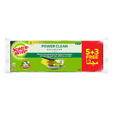 Scotch-Brite Classic Scrub Sponges (5+3 Free) 8Per Pack
