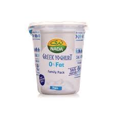Nada Greek Yoghurt 0% Fat 36g Protien Plain 360gm