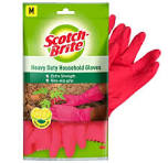 Scotch-Brite Heavy Duty Small Household Gloves Lemon Scents