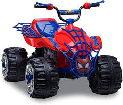 Red & Blue Marvel Spider-Man 12V Remote Controlled Electric Car (3+ Years)