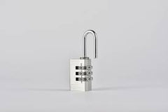Zhongdai Silver Combination Padlock
