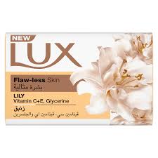 Lux Flawless Skin Soap Bar Lily Scent With Glycerine & Vitamins 120g