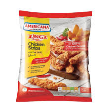 Americana Frozen Hot&crispy Chicken Strips 750gm
