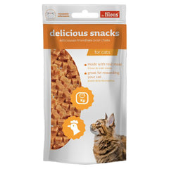 Les Filous Chicken Cubes Cat Food 50gm