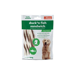 Les Filous Delicious Duck & Fish Sandwich Dog Treats