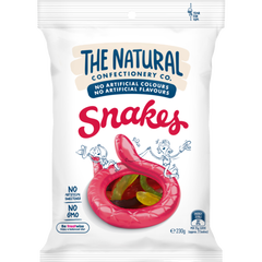 The Natural Confectionary Co Snakes Jelly Candies 230gm