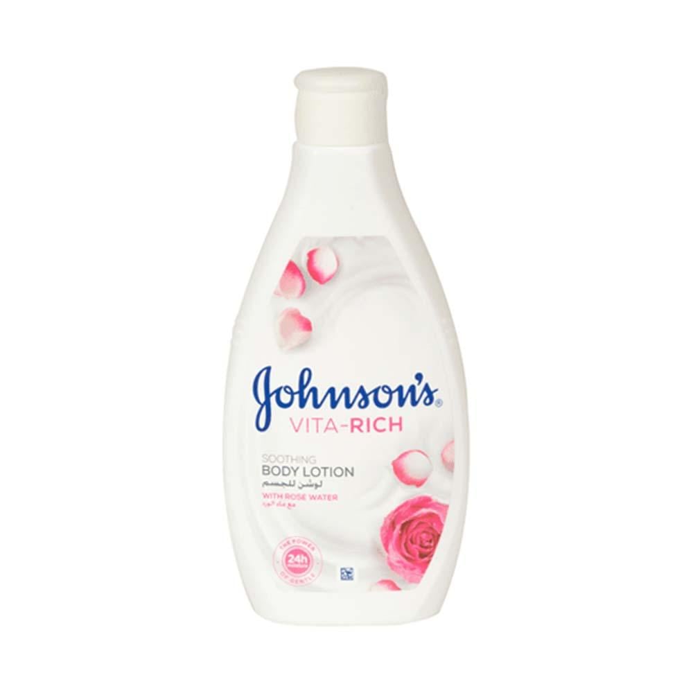 JOHNSON'S VITA-RICH SOOTHING BODY LOTION WITH ROSE WATER 400ML