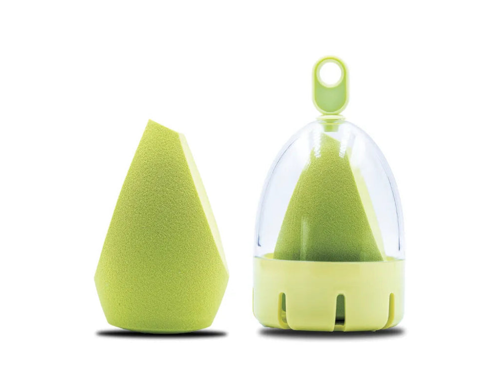 Or Bleu Velour Glance Green Precision Beauty Blender Sponge CT-541
