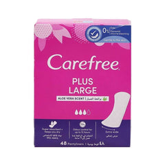 CAREFREE PLUS LARGE ALOE 48 PADS