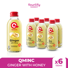 QminC Ginger Drink with Honey 150ML X6