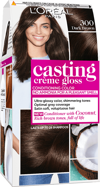 L'OREAL CASTING GLOSS 300 DARK BROWN
