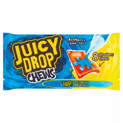 Juicy Drop Raspberry Chews Strawberry Flavor With Sour Gel Pen (8 Pieces) 67g