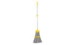 XPO Yellow & Gray Broom With Stick - PVC Free