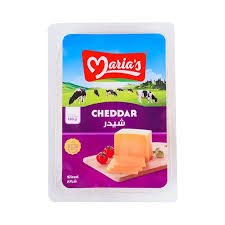 MARIAS CHEDDAR CHEESE SLICED COLOUR 150G