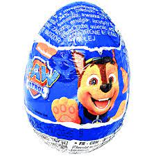 Zaini Paw Ptrol Egg Chocolate