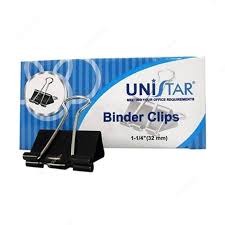 Unistar Blinder Clips 32mm, 12 Pcs Pack
