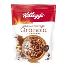 Kelloggs Granola With Cocoa & Almonds 250Gr