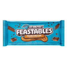 Feastables Mr Beast Milk Chocolate Slab With Peanut Butter