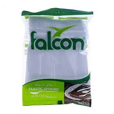 FALCON PLASTIC TEA SPOONS 50PCS