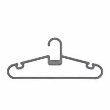 Eco Houseware White Plastic Hangers