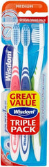 Wisdom Great Clean Assorted Medium Toothbrushes 3pcs