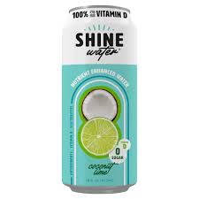 Shine Water Coconut & Lime Flavor with Vitamin D 473ml