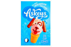 Askeys Cup Cones With Sweetener 12S 130gm