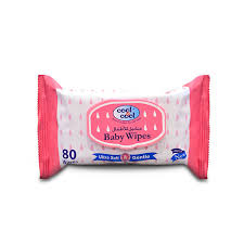 Cool & Cool Ultra Soft & Gentle Baby Wipes 80Tissues