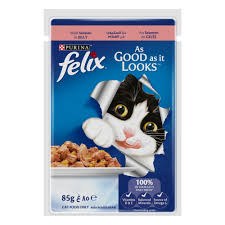 Purina Felix As Good As It Looks Wet Food With Salmon In Jelly For Adult Cats 85g
