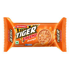 Britannia Tiger Biscuit Filled With Orange Cream 72gm