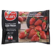 Al Ain Frozen Whole Strawberries 400gm