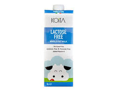 Koita Long Life Full Fat Milk - Lactose Free, Antibiotic Free, No Added Hormones 1ltr