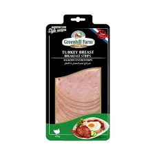 Greenhill Farm Turkey Breast Breakfast Strips American Style
