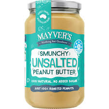 Mayver's Smunchy Unsalted Peanut Butter, 375g